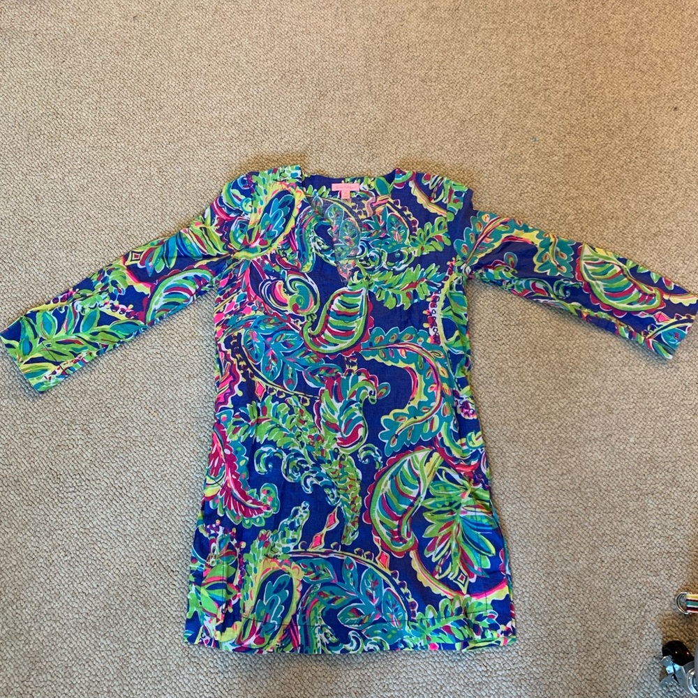 SOLD Lilly Pulitzer Blue Tunic
